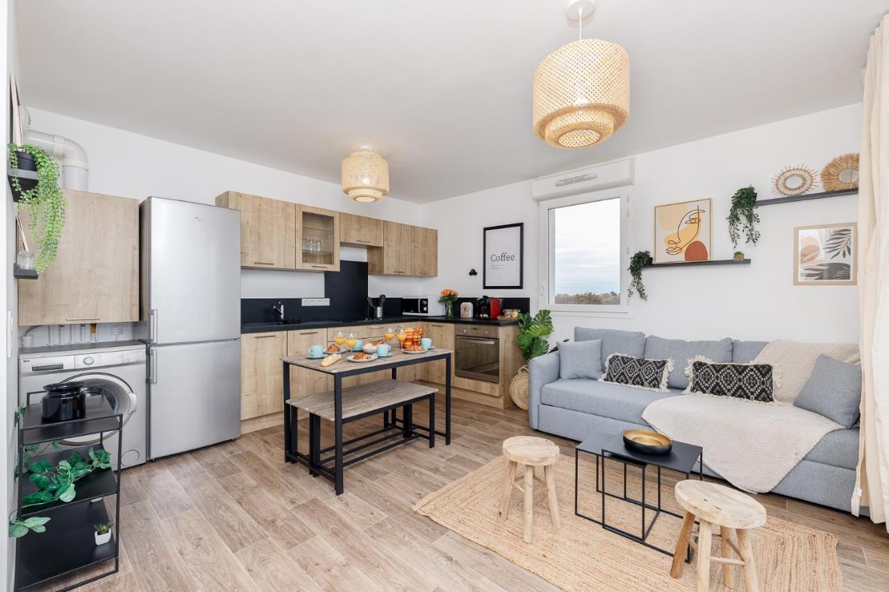 Ferienwohnung Le Panorama - Chaleureux Et Cosy - Proche Bordeaux Lormont Exterior foto